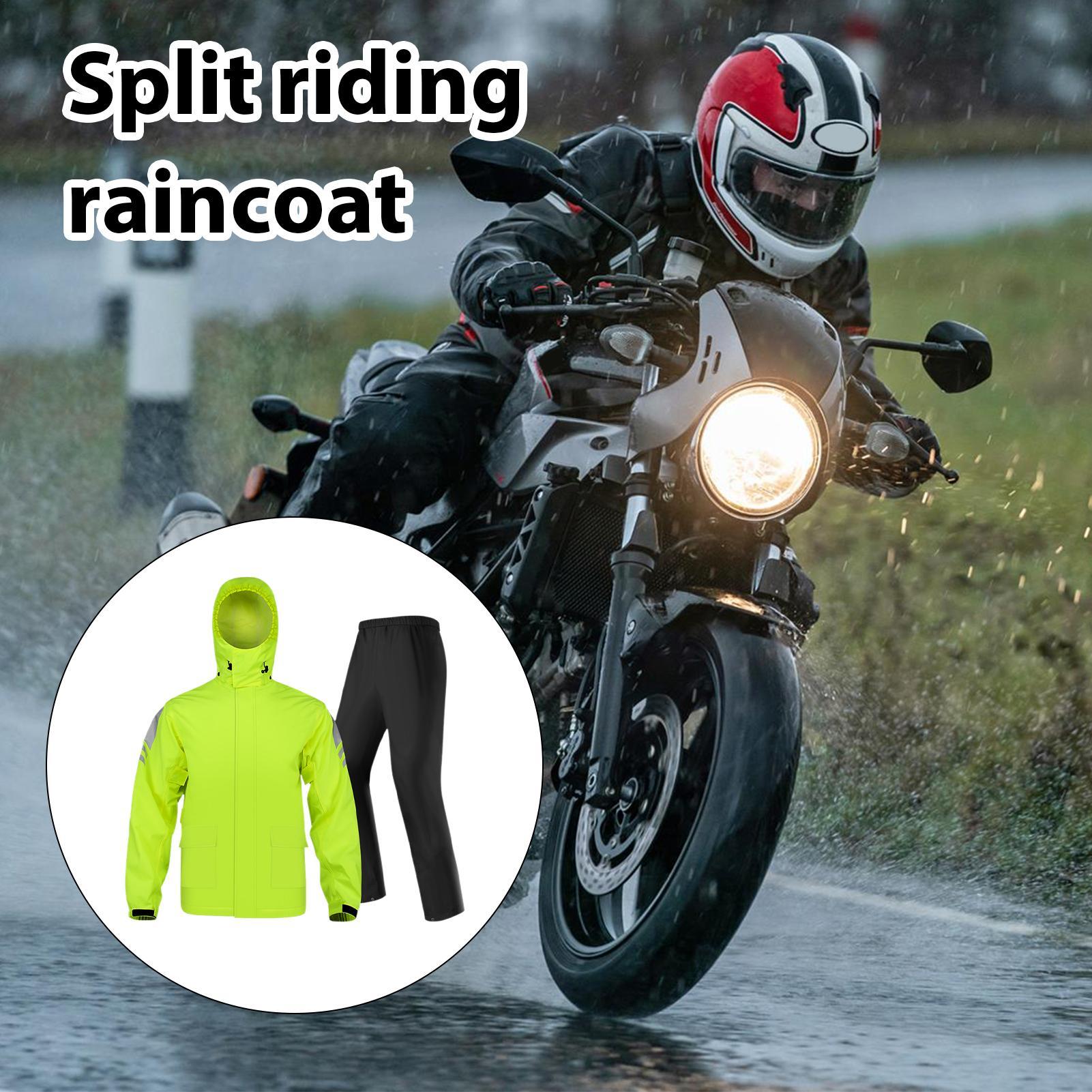 Motorcycle Gear Rain - Erkekler için su geçirmez yağmurluklar nefes