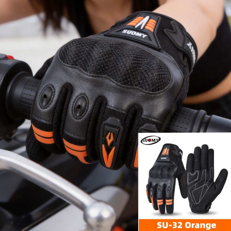Xxl Motorcycle Gear - SUOMY Yazlık Motosiklet Eldivenleri Tam Parmak