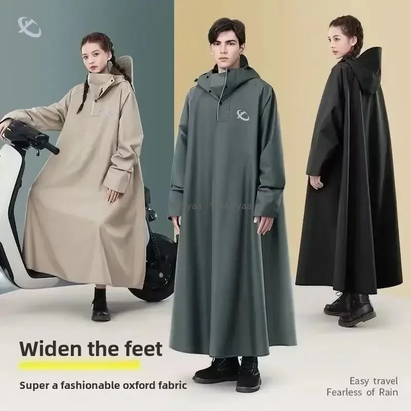 Xxl Motorcycle Gear - M-XXL Kalınlaşmış Motosiklet Yağmurluğu Yetişkin Elektrikli