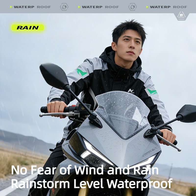 Motorcycle Gear Rain - Motosiklet Yağmurluk Takımı Erkek Su Geçirmez