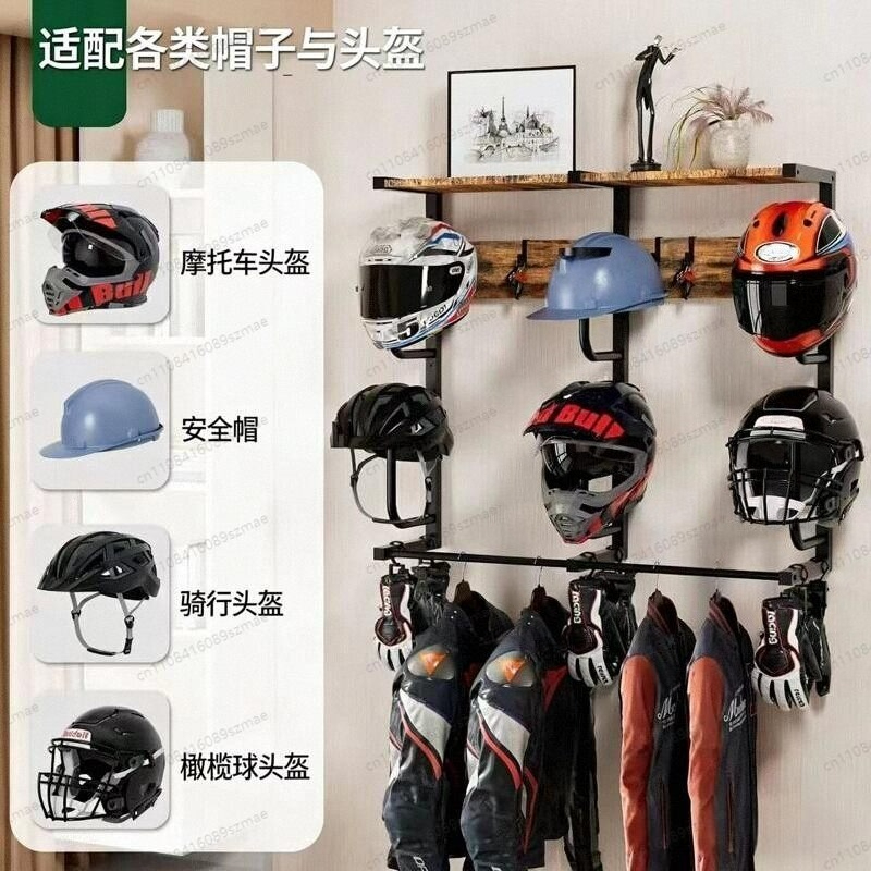 Duvara monte kask askısı, sürü - Motorcycle Gear Rack incelemesi ve fiyatı