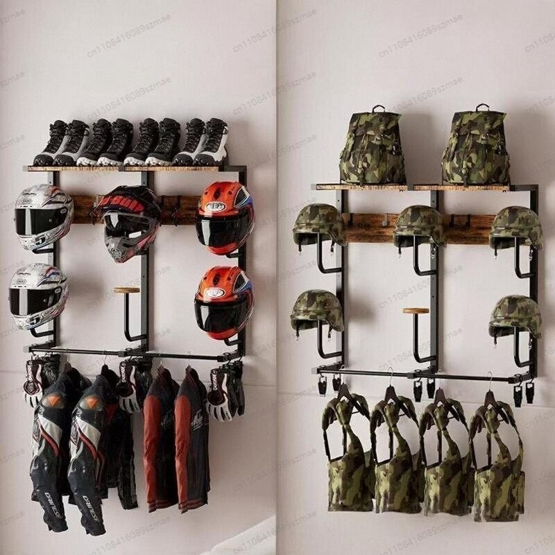 Duvara monte kask askısı, sürü - Motorcycle Gear Rack incelemesi ve fiyatı