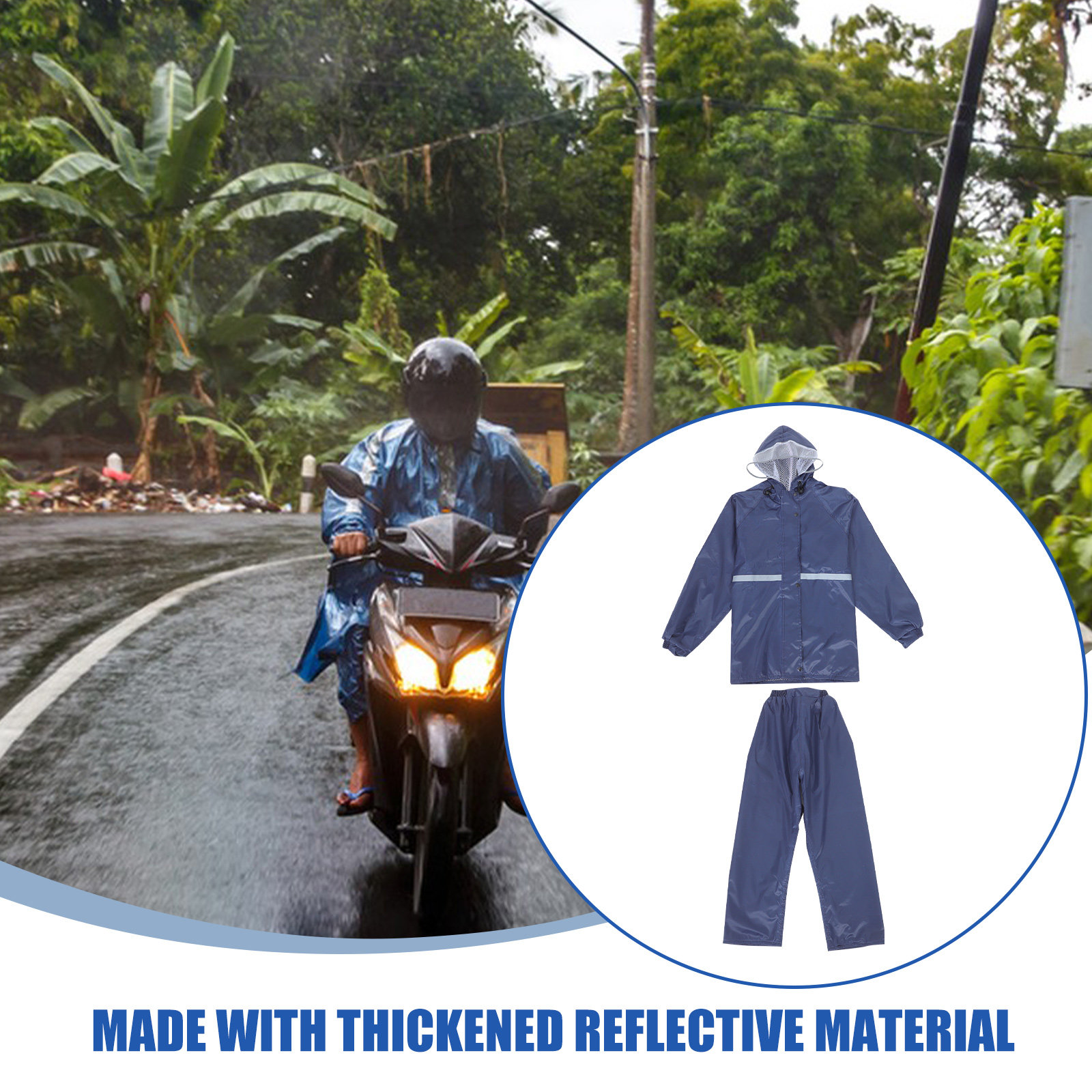 Yansıtıcı Motosiklet Yağmurluk - Motorcycle Gear Rain incelemesi ve fiyatı